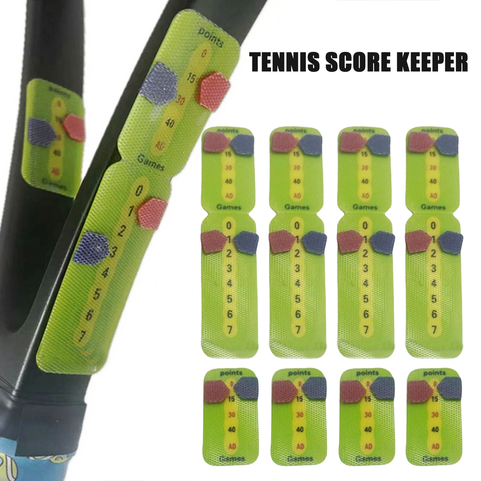 

Tennis Racket Score Cards Padel Score Keeper For Racket Tennis Match Scoreboard For Tennis Player Tear Easily Without Glue