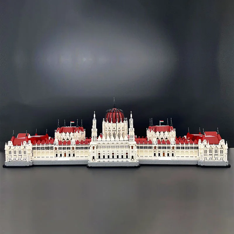 منتج جديد رائع MOC بنة نموذج بودابست البرلمان التكنولوجيا وحدات لعبة الأطفال لتقوم بها بنفسك مجموعة التجميع
