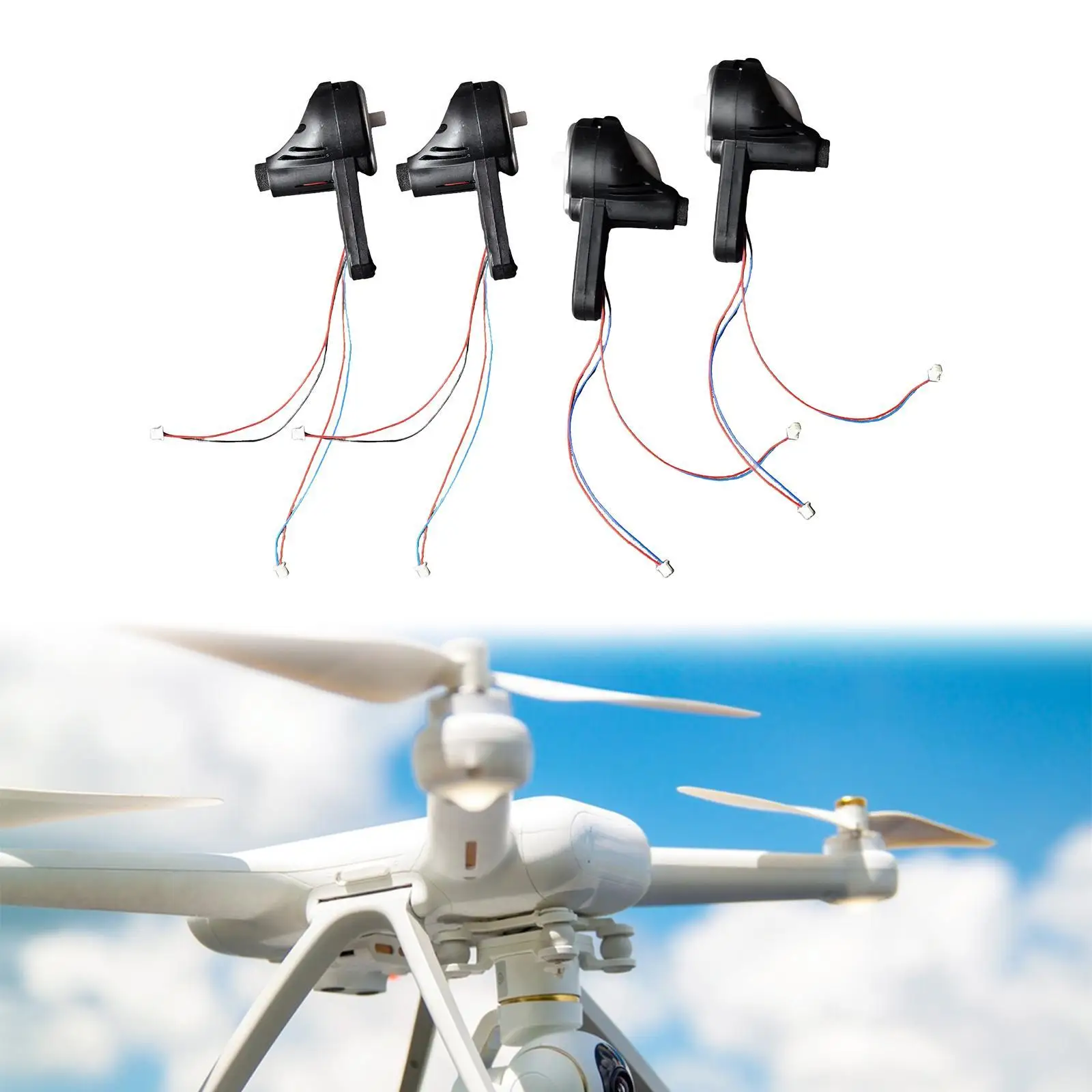 4Pcs Folding Drone Arms Professional High Performance Easy to Install Directly Replace Repair Parts for K7 S97 Drone Accessories