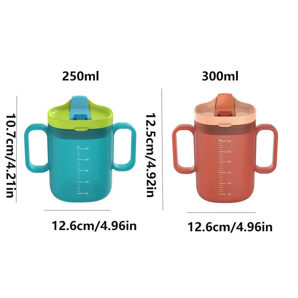 كوب شرب مياه للأطفال مقاوم للانسكاب تعلم شرب كوب حليب للأطفال الصغار مقاس 3IN1 تصميم غير قابل للانسكاب كوب تغذية الطفل للأطفال #6