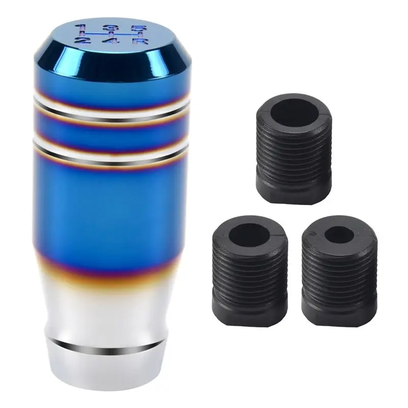 DT42-3 Inch Bride Burnt Blue Universal Car 5 Speed Gear Shift Lever Manual Shifter Knob