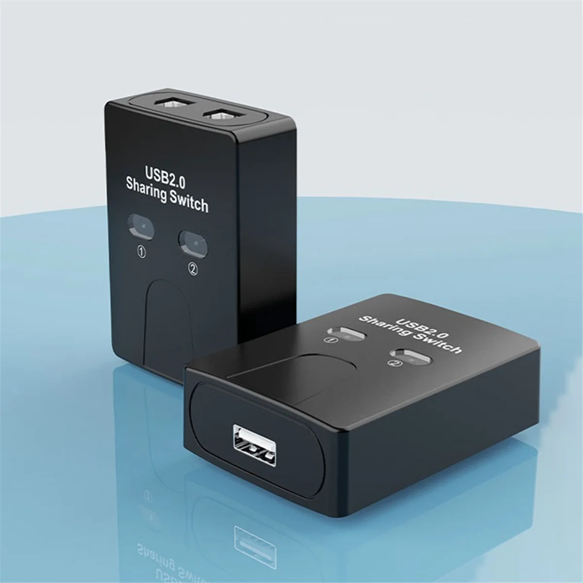 RISE 2 منافذ USB2.0 Hub USB Switch Printer Sharer اثنين من أجهزة الكمبيوتر مشاركة جهاز USB 2 في 1 خارج USB الفاصل مشاركة U القرص