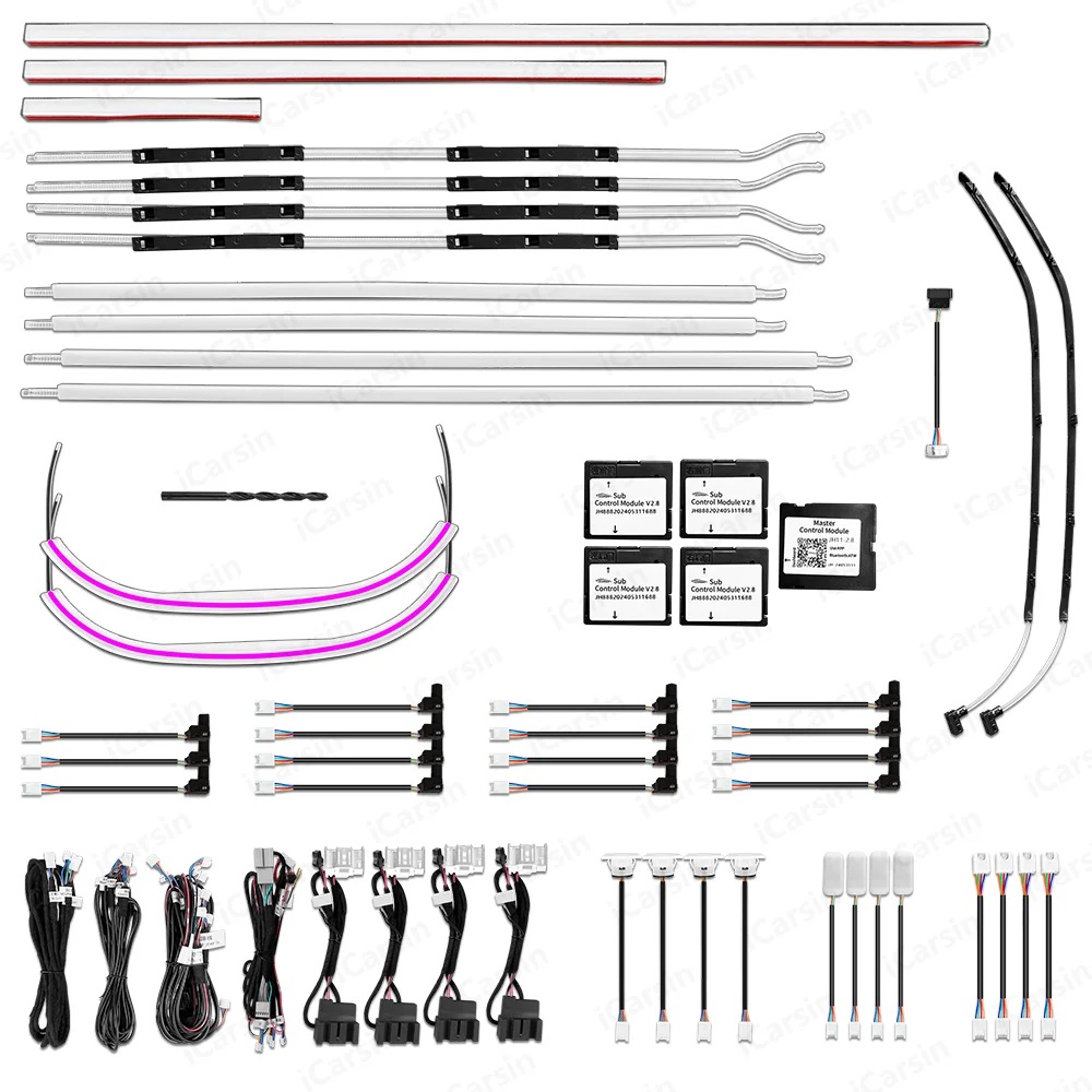 

Upgrade 256 Colors Symphony Or RGB Led Car Interior Ambient Light Decoration For Audi Q5 2018-2020 Atmosphere Strip Accessories