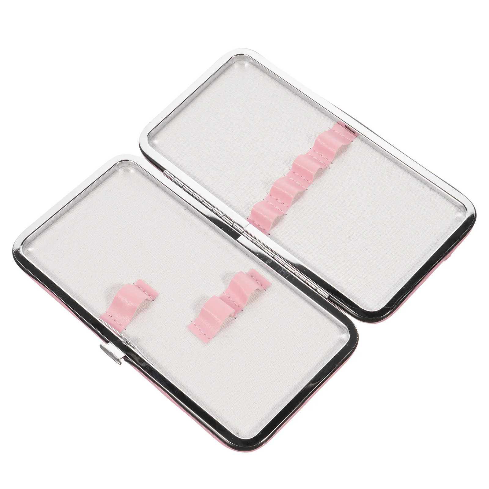 

Eyelash Extension Tool Organizer Case Pink Empty Pouch for Lash Tweezers Scissors Storage Makeup Accessories Holder Bag Portable