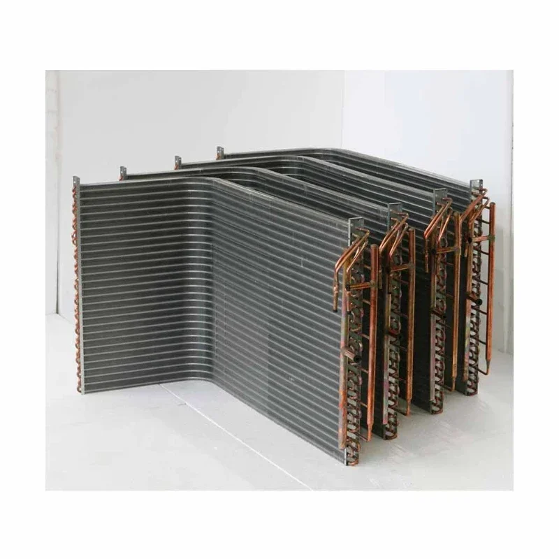 Freon To Air Heat Exchanger Water Coil L Shaped Heat Exchanger