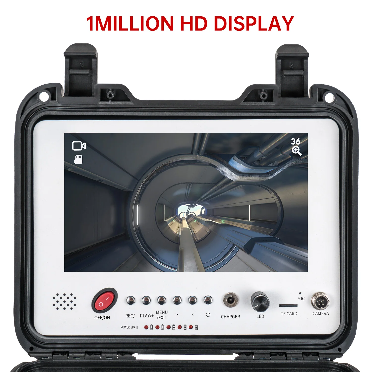 Sewer Drain Self-leveling+512HZ Sonde+Locator Pipe Inspection Camera Endoscope 9Inch HD Screen 5MM Cable 16GB DVR