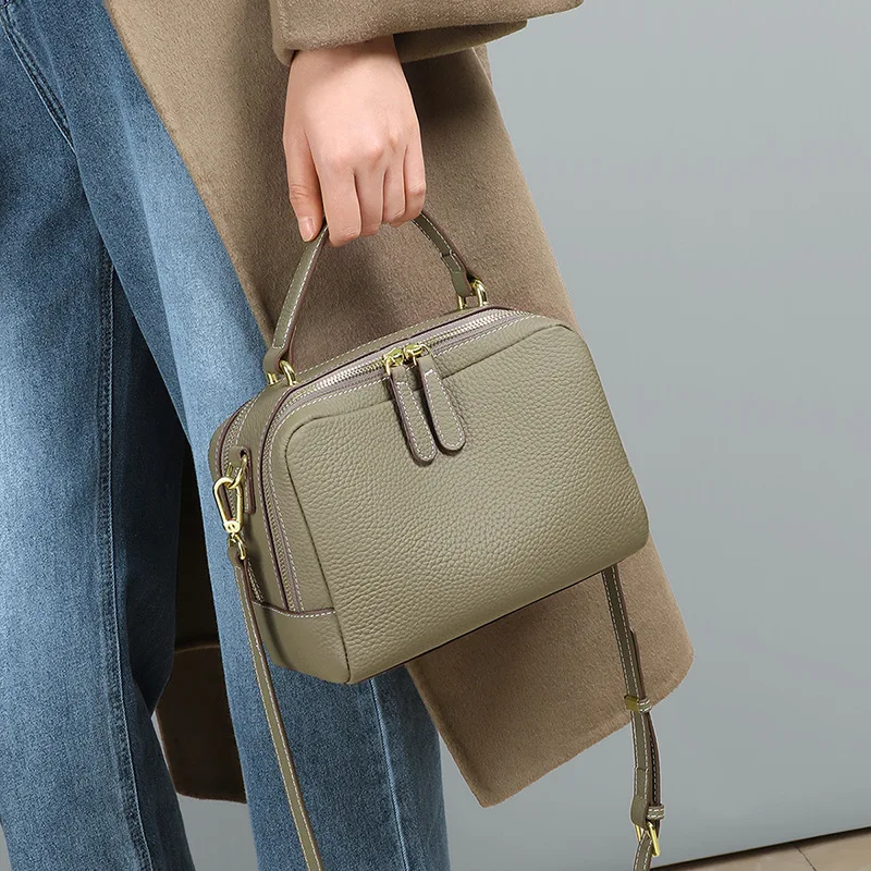 

Модная летняя кожаная сумка через плечо, женская сумка Sli, универсальная сумка через плечо, маленькая квадратная сумка, повседневная простая сумка