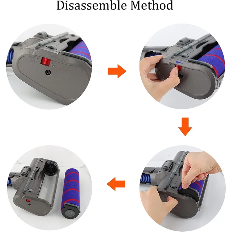 أداة رأس فرشاة أرضية بديلة ، بكرة ناعمة ، Dyson V6 ، DC58 ، DC59 ، DC61 ، DC62 ، DC74