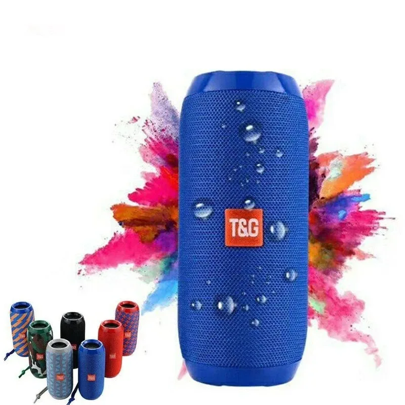 New Waterproof Wireless Bluetooth Dual Bass Speaker TG117  Portable Outdoor Sport Mini Column Music Player Support TF Card Hi-Fi view 2