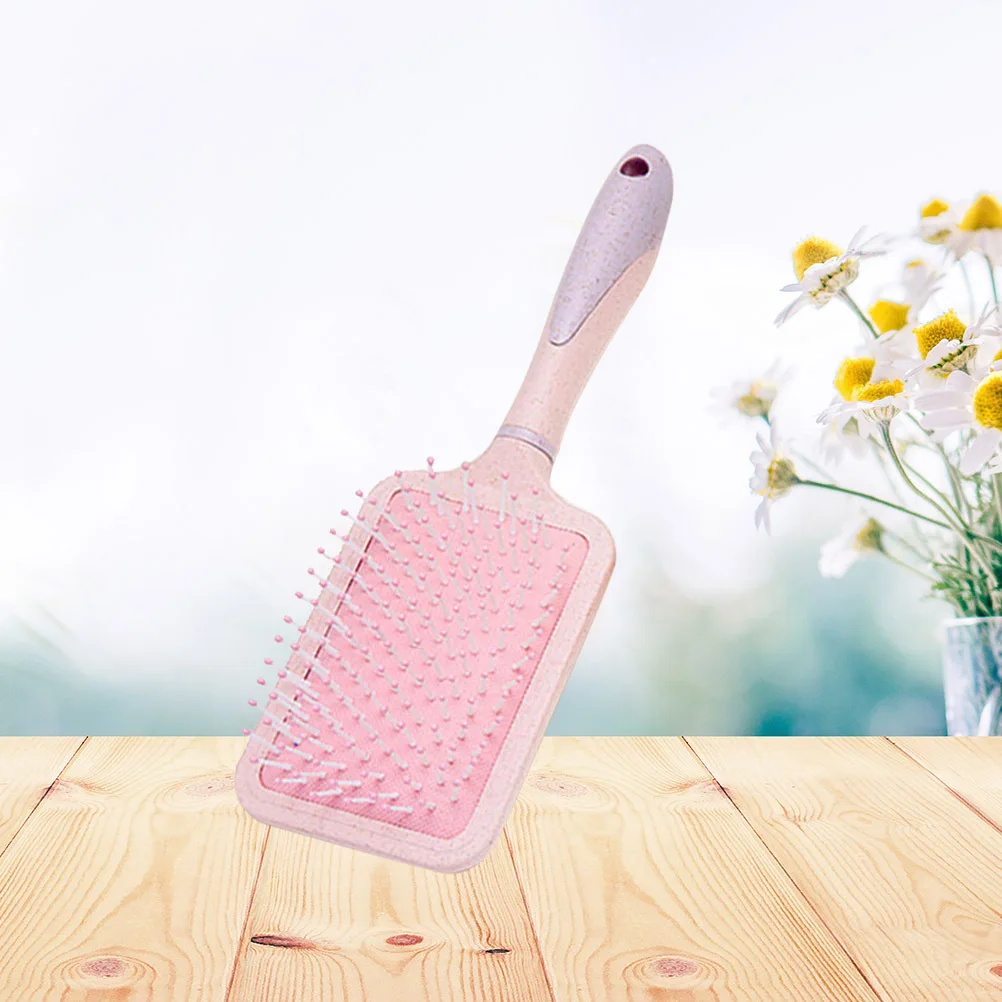 

Scalp Detangling Brush Comb Light Pink Detangling Paddle Brush For Curly Hair Paddle Hair Comb Massage Travel