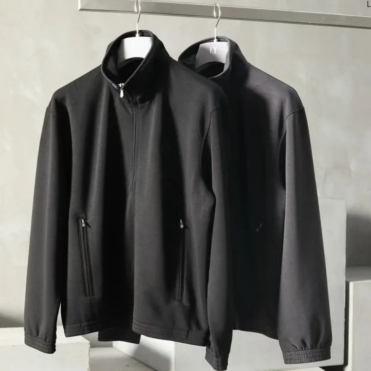 

BC Italy casual stand-up neck sweater men's business long-sleeved jacket