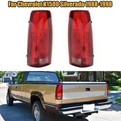 For Chevrolet K1500 Silverado 1988-1998 Rear Bumper Tail Light Tail Lamp Rear Brake Stop Rear Fog Light