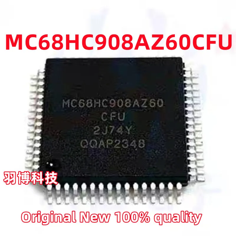 (1piece)100% New MC68HC908AZ60CFU 2J74Y MC68HC908AZ60 QFP-64 Chipset