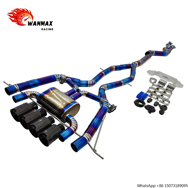 Titanium Valvetronic Catback Exhaust System for  G80 M3/G82 M4/G83 M4/S58 Valved Exhaust Remote Control Premium Performance