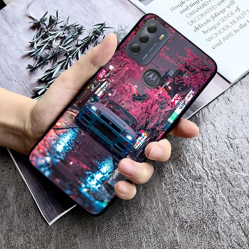 

Phone Case For Moto G85 G55 G05 G14 G75 G31 G50 G10 G20 G30 G60 G13 G32 G84 G54 G53 G72 G24 Power Japan Car Anime
