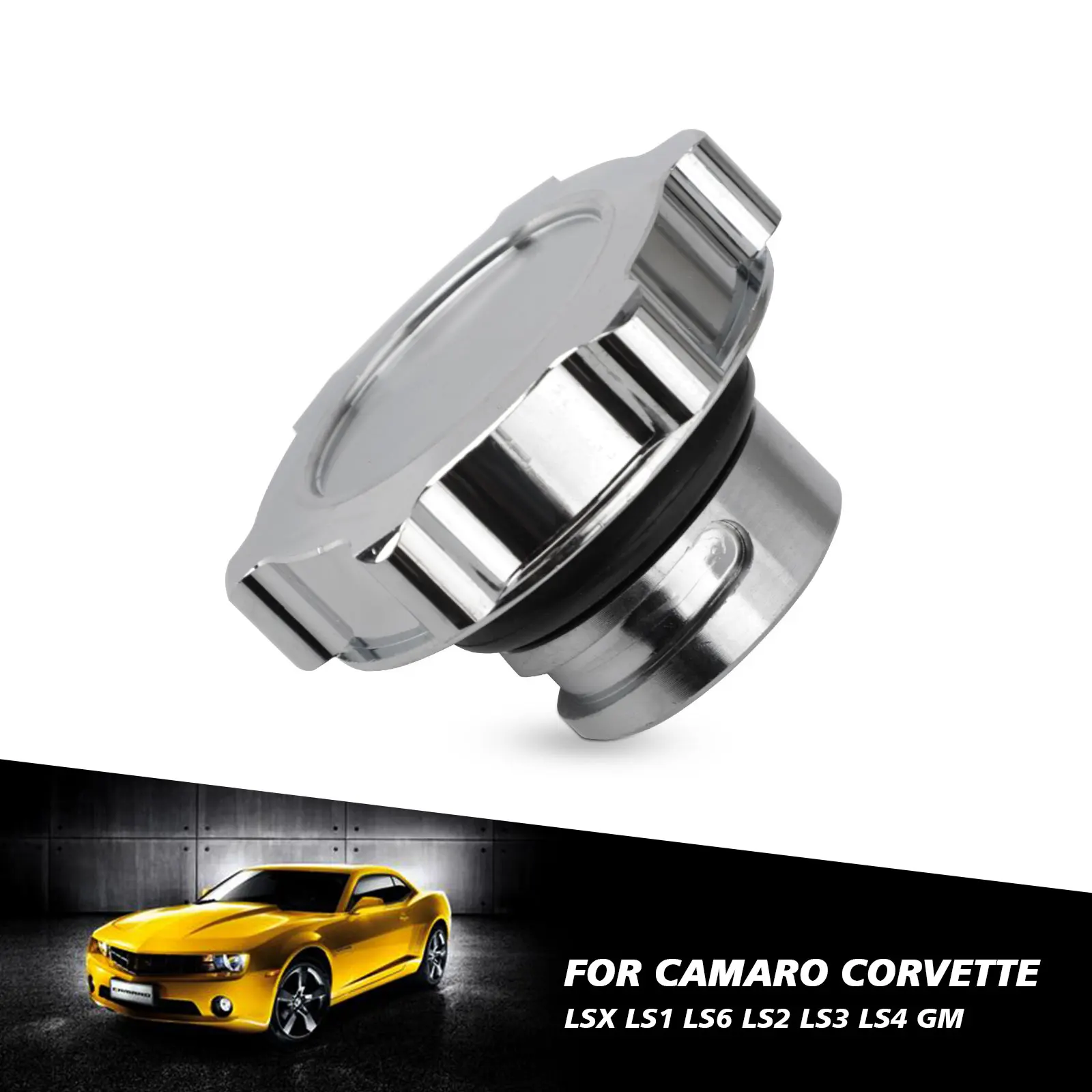 High Quality Billet New Aluminum Oil Cap for Camaro Corvette Lsx Ls1 Ls6 Ls2 Ls3 Ls4 Gm