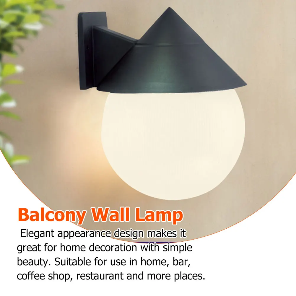 

Wall-Mounted Ball-Shape Lamp Simple Style Home Decoration Durable Corridor Bedside Light Outdoor Wall Light Wall Lamp