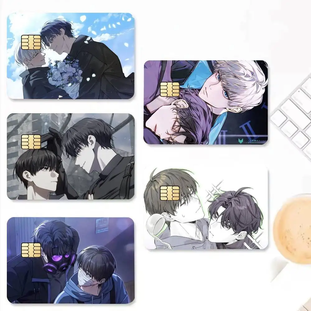 The Hunter's Gonna Lay Low Manhwa Credit Card HD Stickers Small Chip Waterproof Sticker Game Card Decal Gift