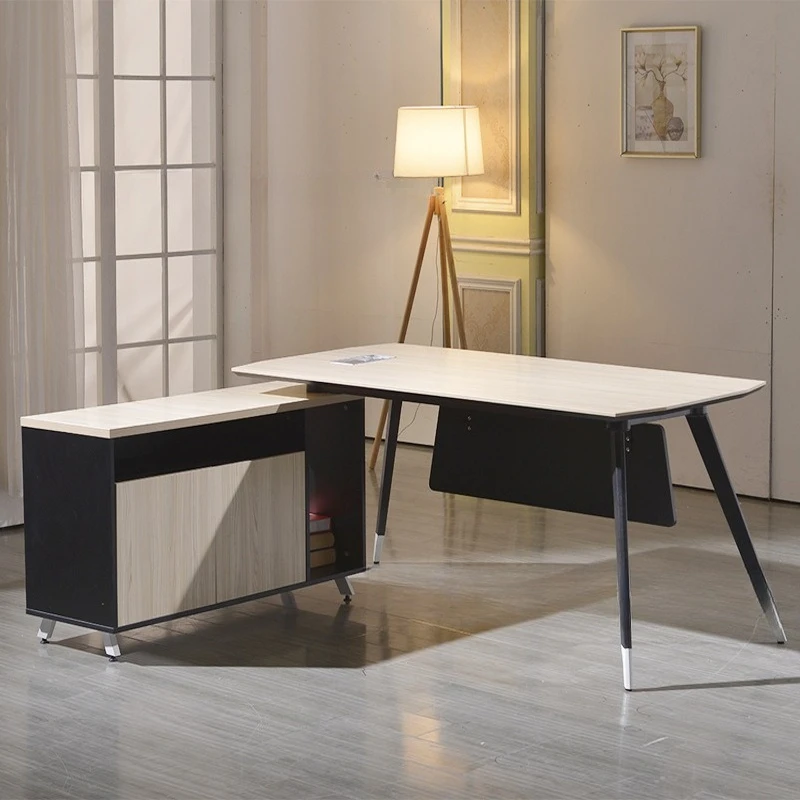 Boss Desk Large Class Desk President Desk Manager supervisor  SingleTable and Chair Combination