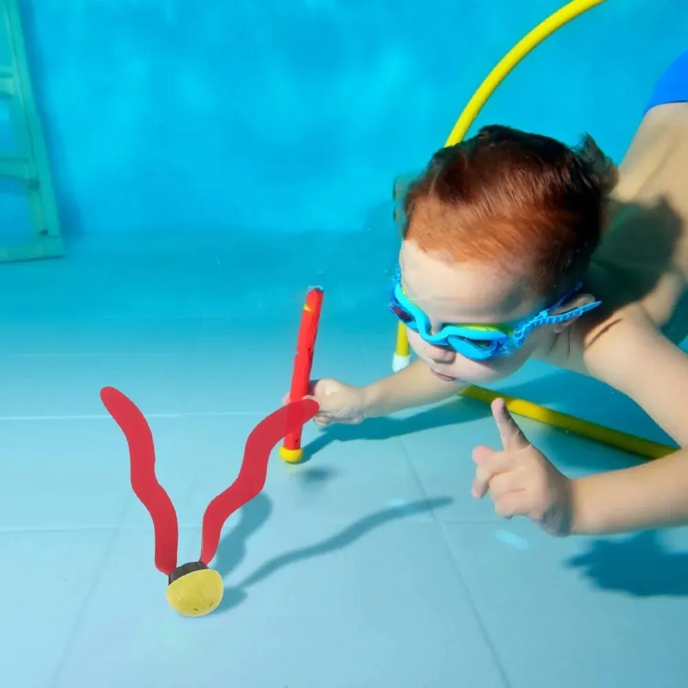 Jouets de piscine formes de plantes marines jouets d'entraînement de plongée sous-marine jouets flottants sous-marins de piscine pour enfants