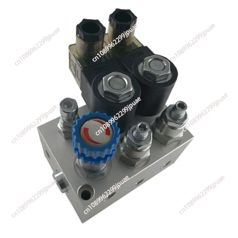 Hydraulic lifting table Hydraulic station Double speed valve set Manually adjustable Electronically controlled descending