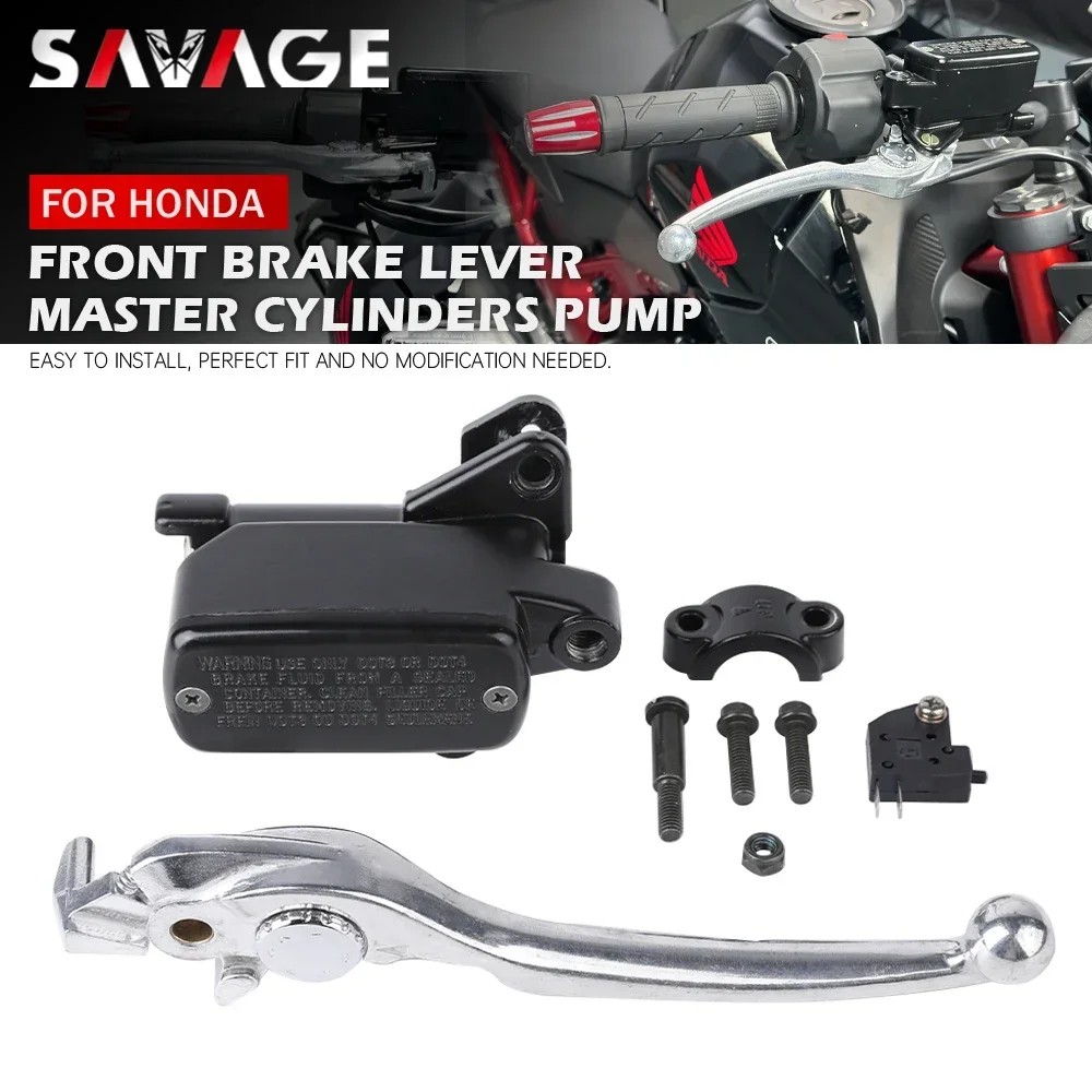 Przedni cylinder hamulcowy do motocykli HONDA NX500 CB750 Hornet 750 Rebel 500 CB500F CB 500X CBR 650R 650F Dźwignia pompy hamulcowej