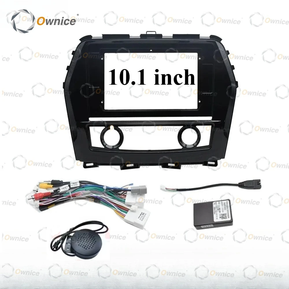 Ownice 10.1 Car Radio Fascias Frame for Nissan Maxima A36 2015 - 2020 Stereo Panel Harness Wiring Power Cable Adapter Canbus Kit