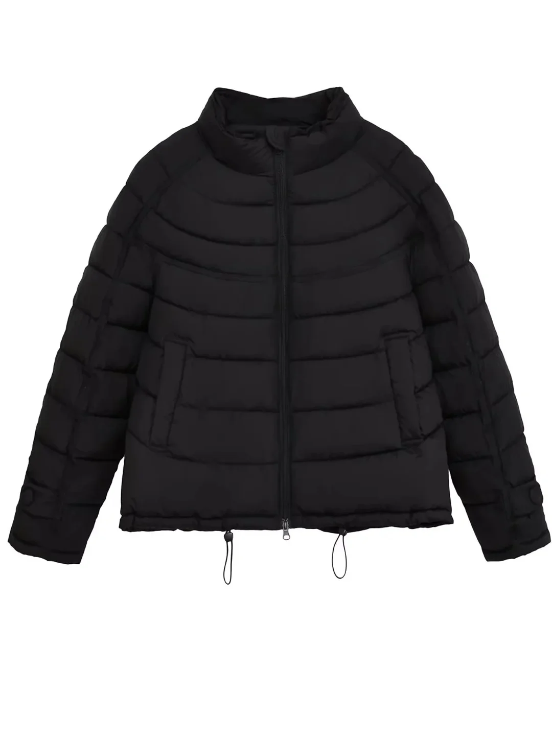 

Женская хлопковая куртка-пальто с воротником-стойкой, свободного кроя, утягивающая, осенне-зимняя коллекция 2025 года, новинка