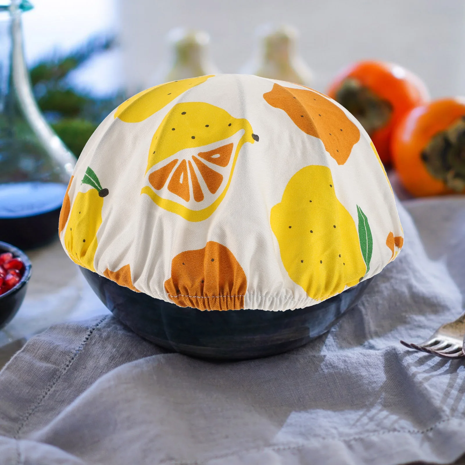 

1Set Stretch Cloth Lid Elastic Bowl Cover Reusable for Melons Leftovers Everyday Use Reusable Bowl Cover Kitchen Gadgets