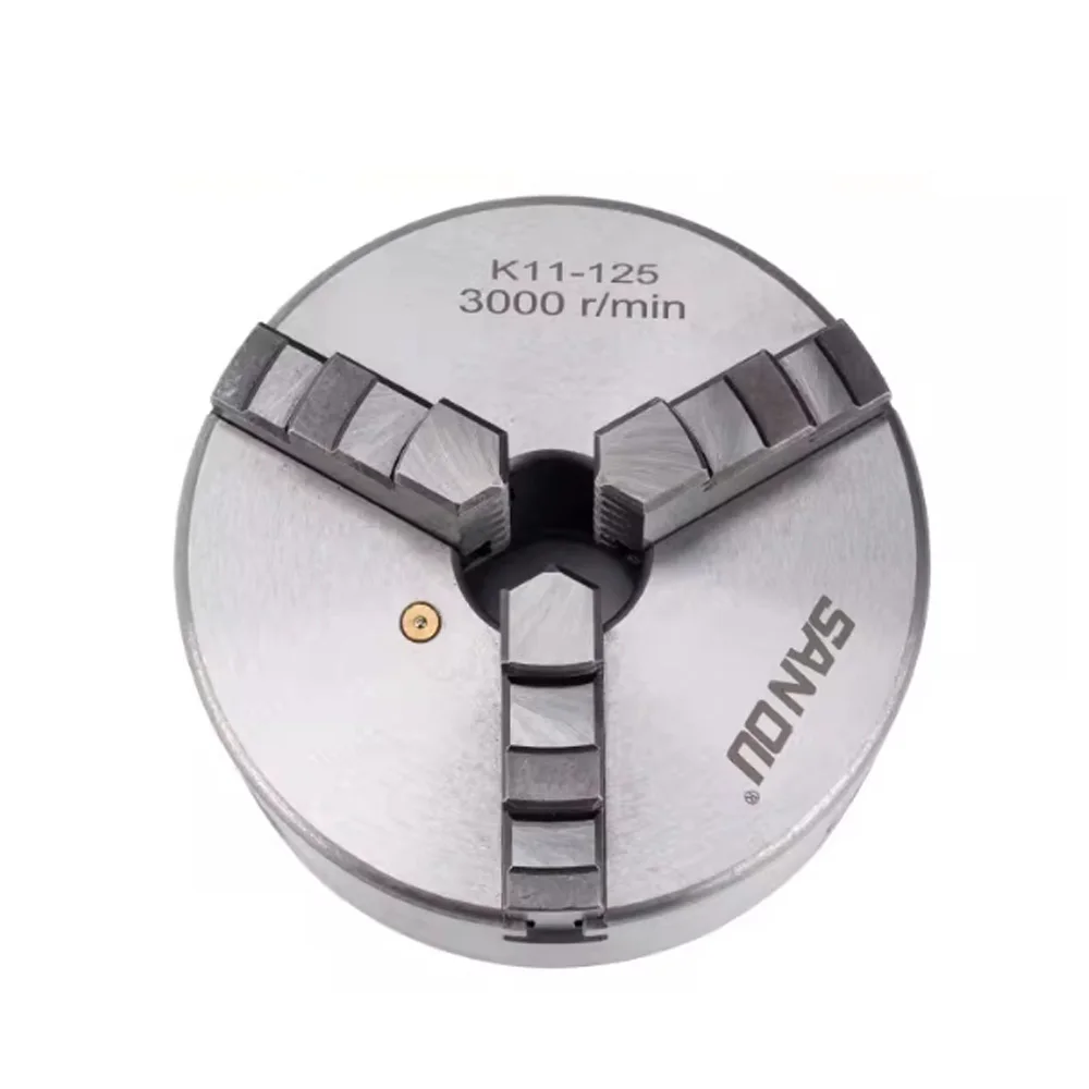 

Three Jaw Self Centering Chuck K11-80/100/125/130F Precision Metal Lathe Tool Accessories CNC Machine Holder Drill Collet Clamp