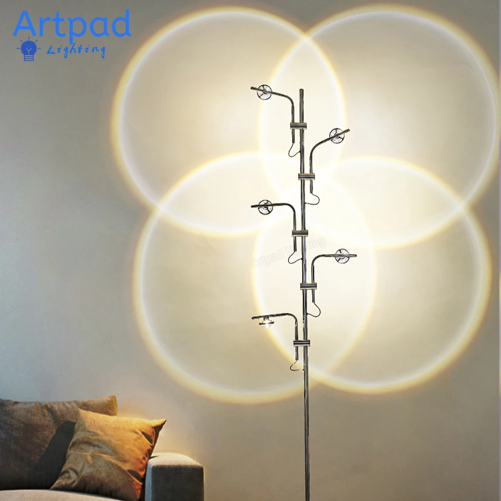 

Artpad Italy Design Rainbow Modern Led Floor Light 10W Sunsets Projection Living room Stand Light Bedroom Atmosphere Desk Lamp