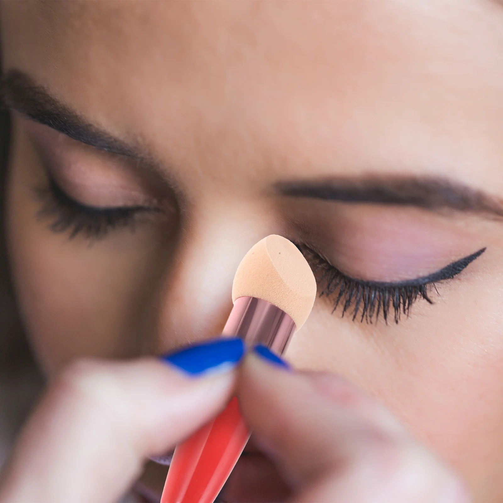 Stylo de maquillage Portable Premium, éponge de beauté, outil multifonctionnel pour mélange humide et sec, accessoires de maquillage de voyage, 3 pièces