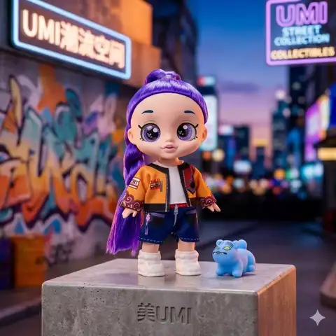 HOT Anime Kpop Demons Hunters Dollls Interactive Music Dolll with 5D Eyes and Pet Toy Monster Hunt Girl Group Dolll for Fans Gifts
