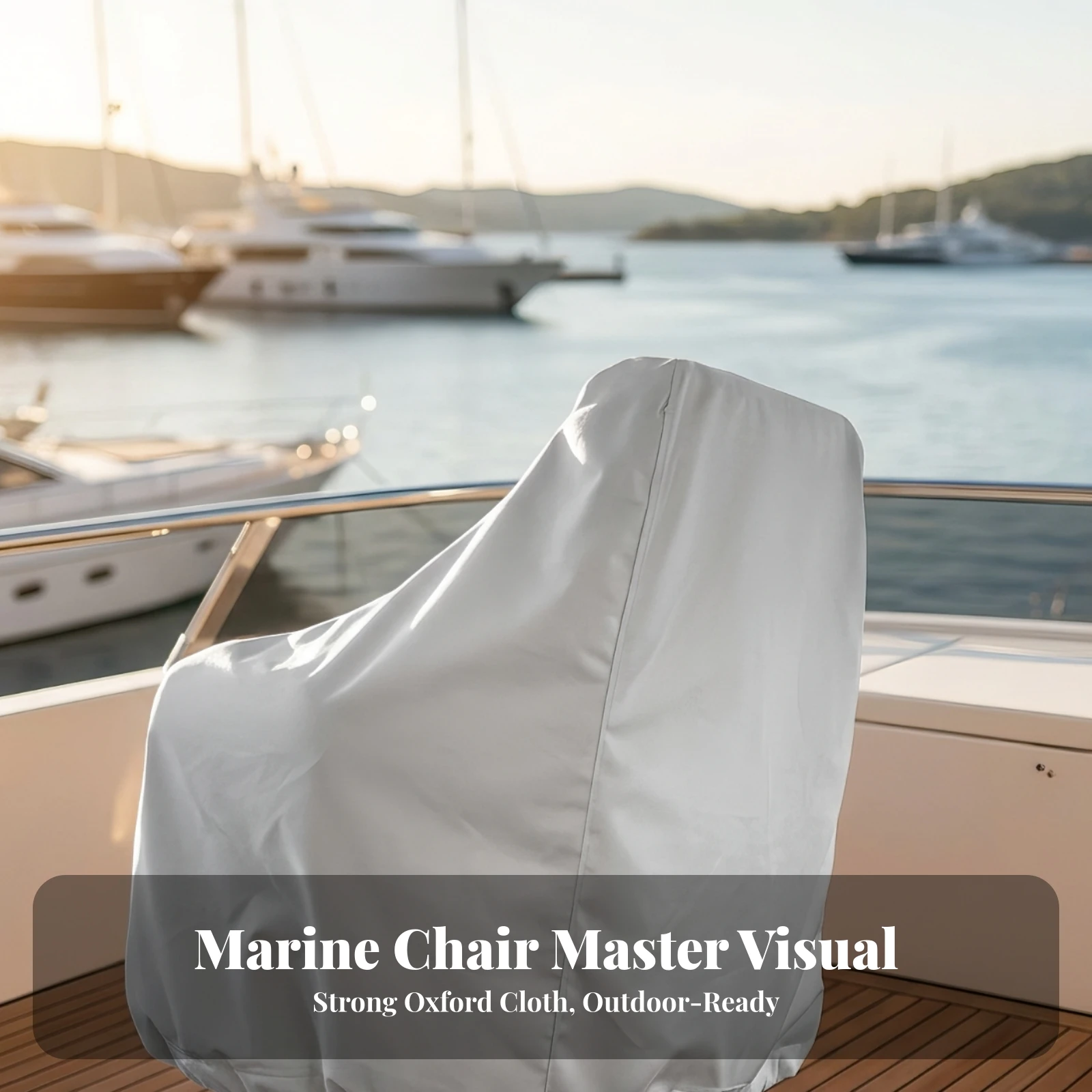 Boat Seat Cover with Elastic Hem Waterproof Boat Seat Cover with Drawstring Weather Resistant Universal Fit for Captains, Boats