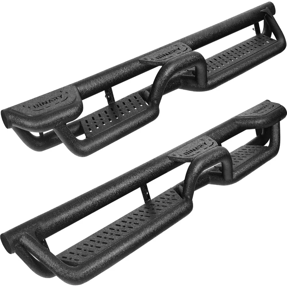 

BINARY STAR Running Boards Compatible with Vehicle 2019-2025 Dodge Ram 1500 Crew Cab(Excl. Classic Model/Ram 2500 3500). 4-Steps