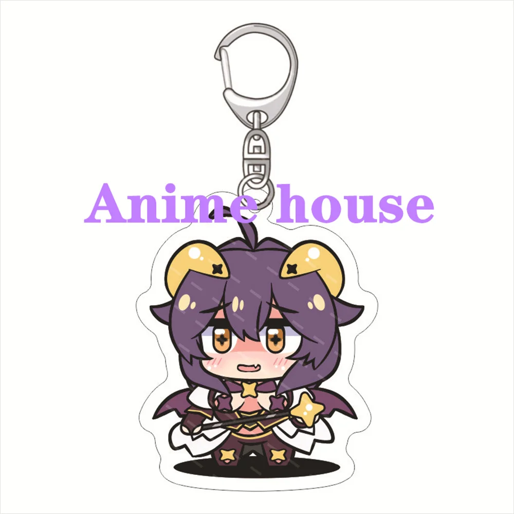 Cute Anime Acrylic Figure Keychain Pendant Key Chain Keyring 6cm  Key Ring Cosplay Charm  Gift