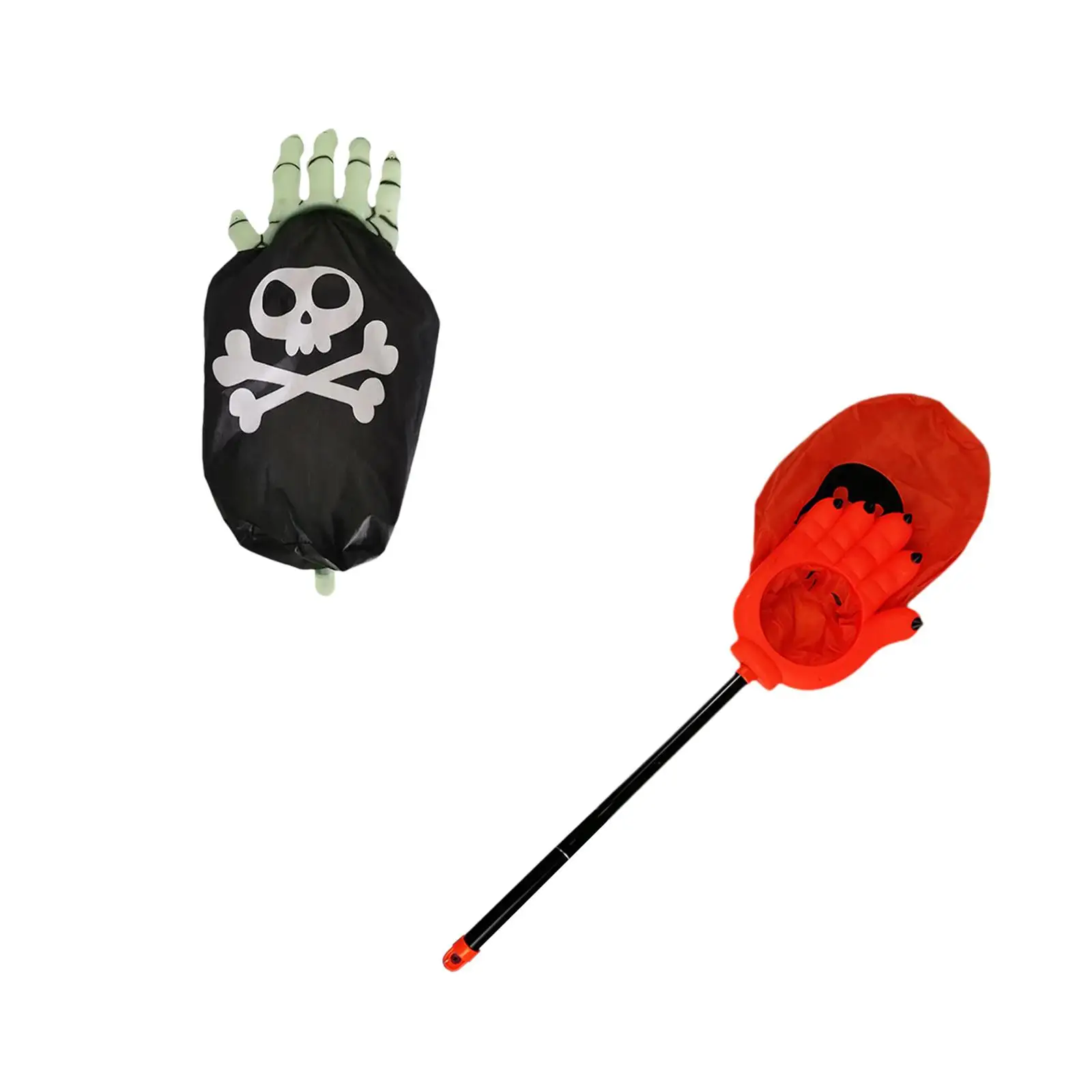 Halloween Bag for Trick or Treat Funny Snack Decorations Creative Design Gift Large Capacity Begging Bag Ghost Hand Candy Pouch