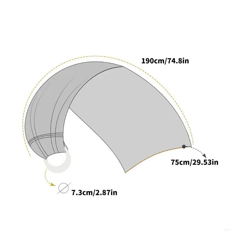 A5YC Secure Baby Wrap Slings Machine Washable Mesh Fabric For Outdoor Family Activity view 6