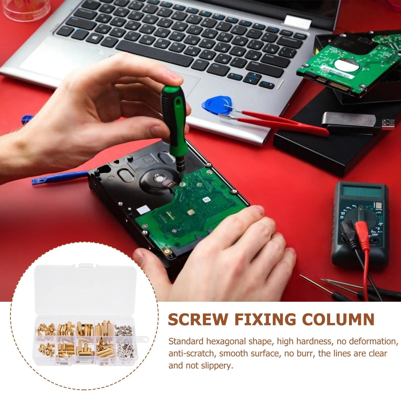 120 قطعة عمود نحاسي سداسي X 6 مللي متر مسامير عمود نحاسي صلابة عالية عدم الانزلاق سطح أملس النحاس الجوز عزل ترصيع