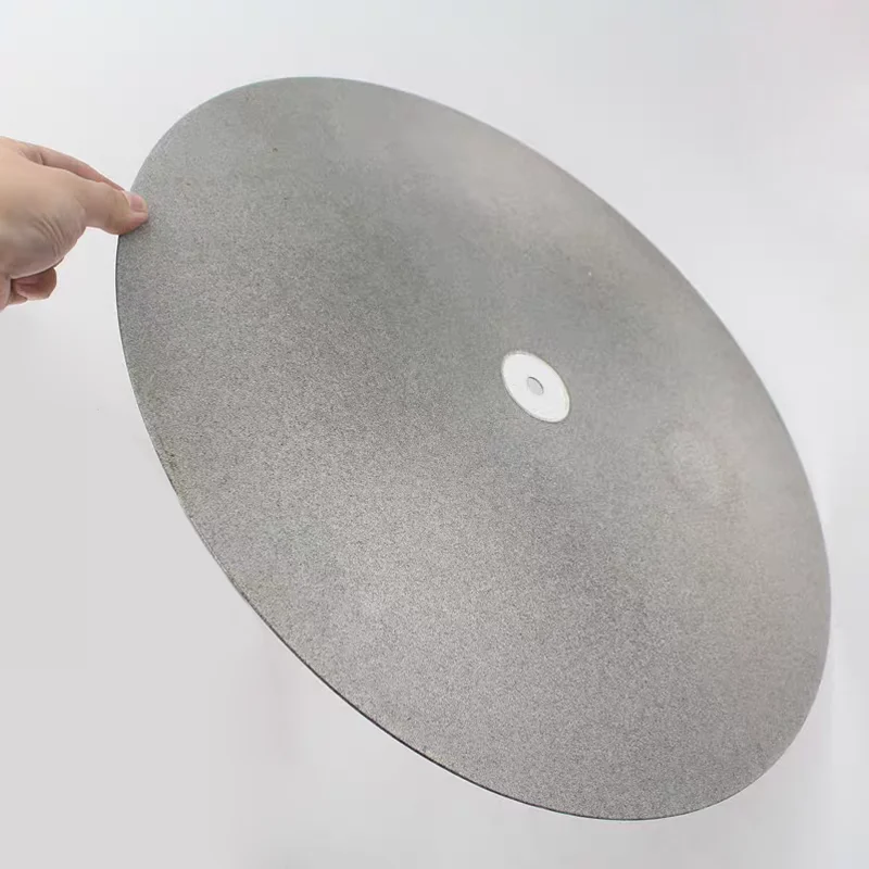 16 インチ 400 ミリメートル x 12.7 アーバー穴ダイヤモンドコーティングされたフラットラップディスク研削研磨ホイール 46 - 1000 グリット