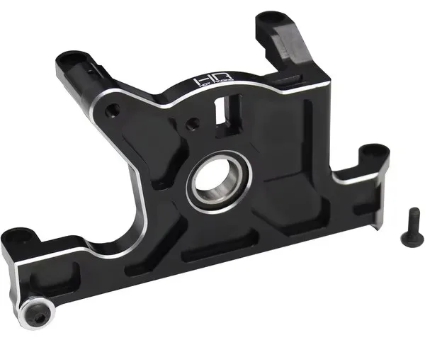 Hot Racing aluminum motor mount with over-sized bearings for Traxxas Rusler 4x4 Slash LCG4X4 Rally