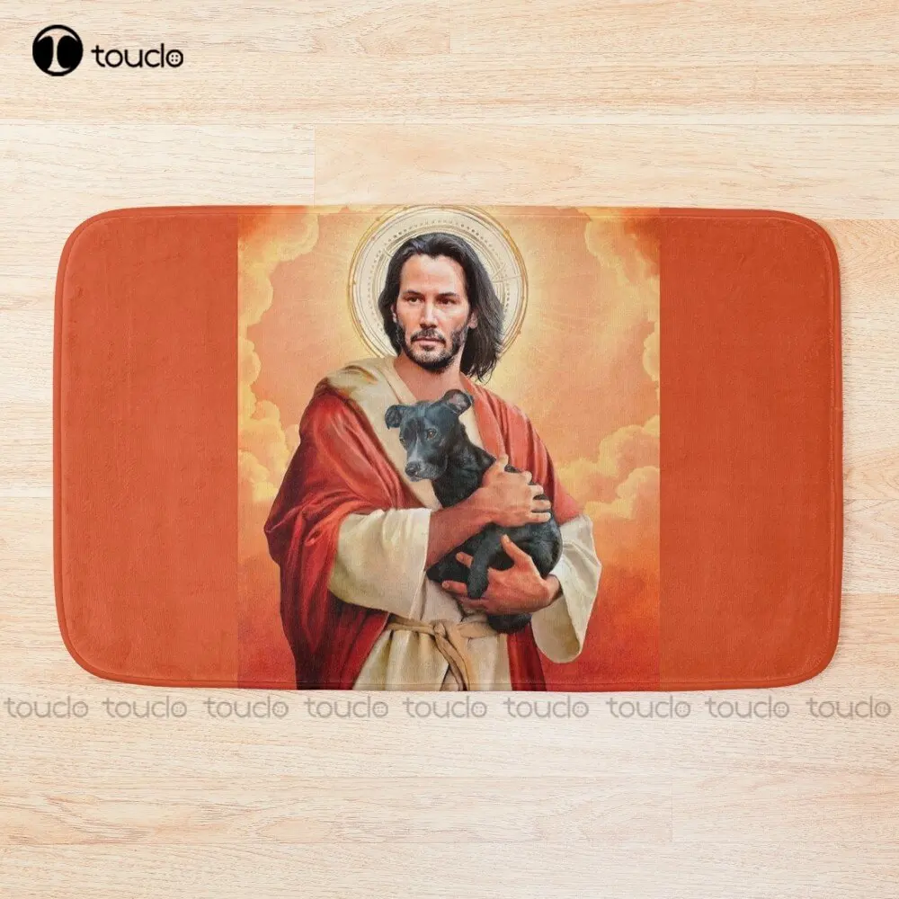 Keanu Reeves, Lord & Saviour Bath Mat Cheap Bathroom Rug