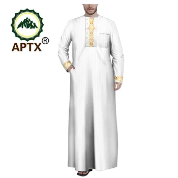 Moslim Jubba Voor Mannen Kwaliteit Thobe Op Maat Gemaakt Losse Losse Casual Stijl Lange Gewaad Voor Evenement Bruiloft Ta2014001