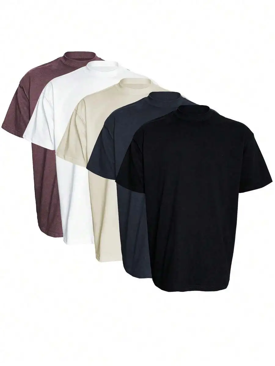 

Mens Casual Short Sleeve T-Shirt 100% Cotton Loose Fit Comfortable For Summer Outdoor Travel Home