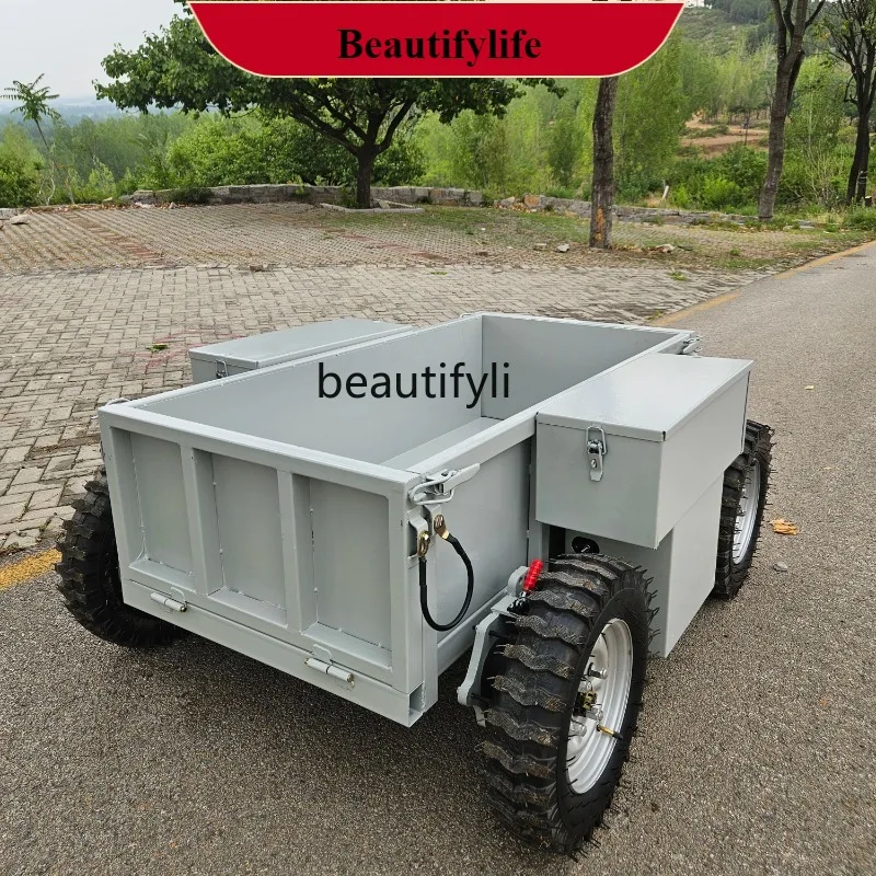 

E132 All-terrain, electric remote control truck Orchard mountain agricultural climbing four-wheel drive remote control truck