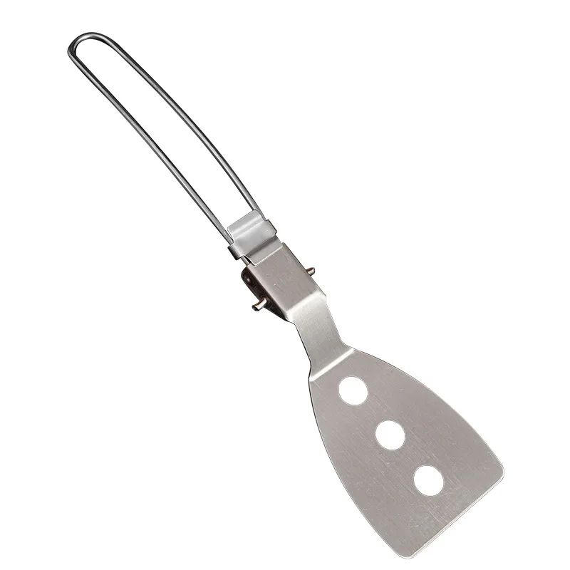 Stainless Steel Folding Spatula Food Turner Outdoor Camping Cooking Accessories Outdoor Camping Equipment