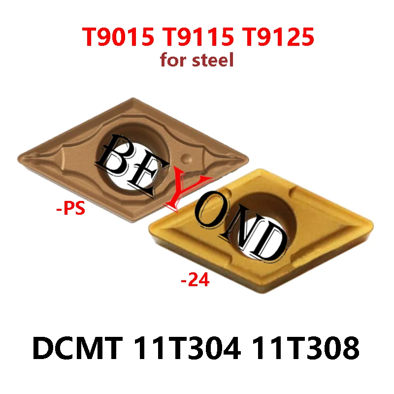 

DCMT11T308-PS T9125 T9115 T9025 T9015 DCMT11T304-24 T9125 100% Original Carbide Inserts DCMT 11T308 11T304 Lathe Tools For Steel