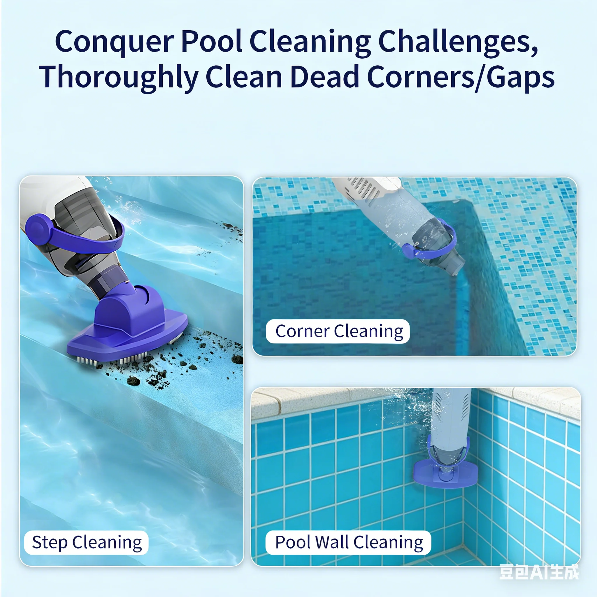

Wholesale of New Features Pool Vacuum in Stock Pool Vacuum Self Cleaning Portable Pool Cleaning System