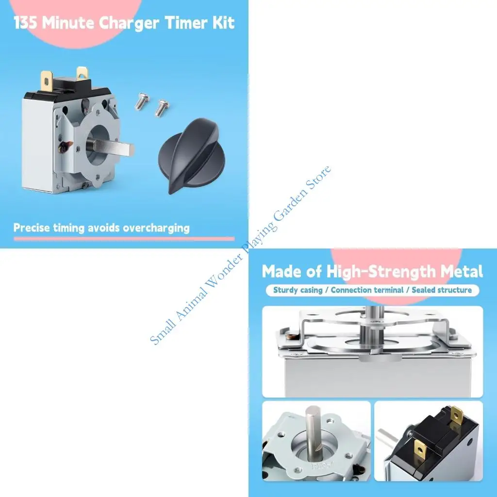 

C9GC Timers Set For Mechanical 120min Timers With Knob And Installation Screws