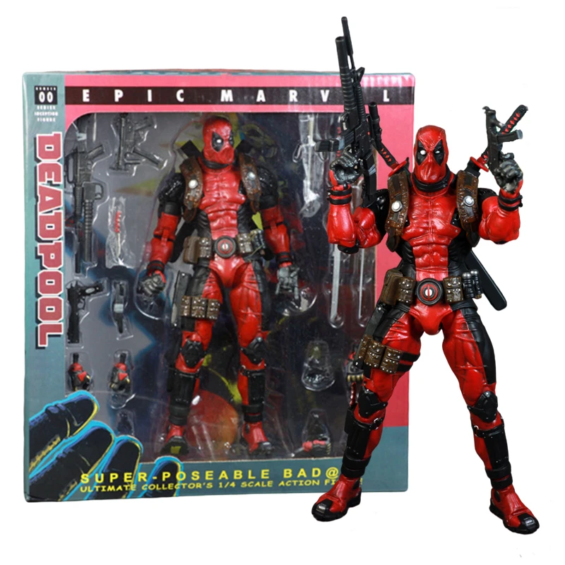 NECA Deadpool Action Figure Joint Movable New Mutants Wilson Comics KAIYODO Wade SHF Model Movie Toys for Kids Doll Gift